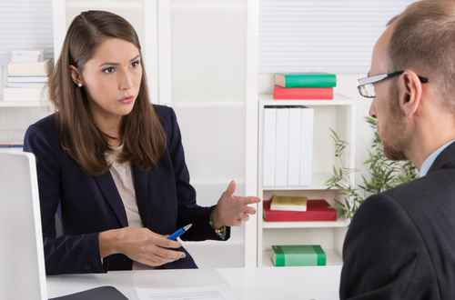 Un entretien professionnel se déroulant bien